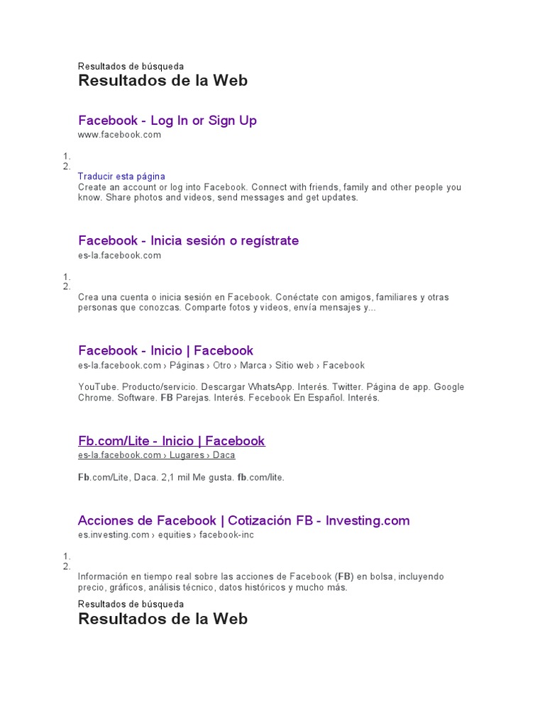 Resultados De La Web Facebook Log In Or Sign Up