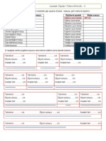 Standart Uzunluk Ölçüleri - 4