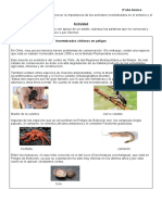 Ciencias Naturales Invertebrados en Peligro