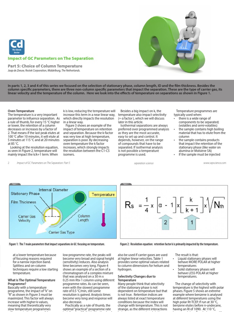 Impact of Column Temperature in GC | PDF | Gas Chromatography ...