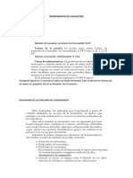 Instrumentos de Evaluación