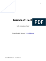 Grunch of Giants: by R. Buckminster Fuller