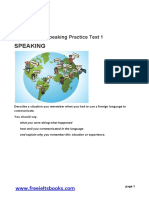 IELTS Speaking Complete Practice Tests With Answers - Test 1
