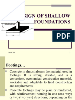 Design of Shallow Foundation