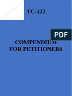 TC-122 Petitioners Compendium