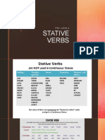 Stative Verbs: Itsa - Level 4