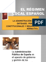 El Régimen Local Español