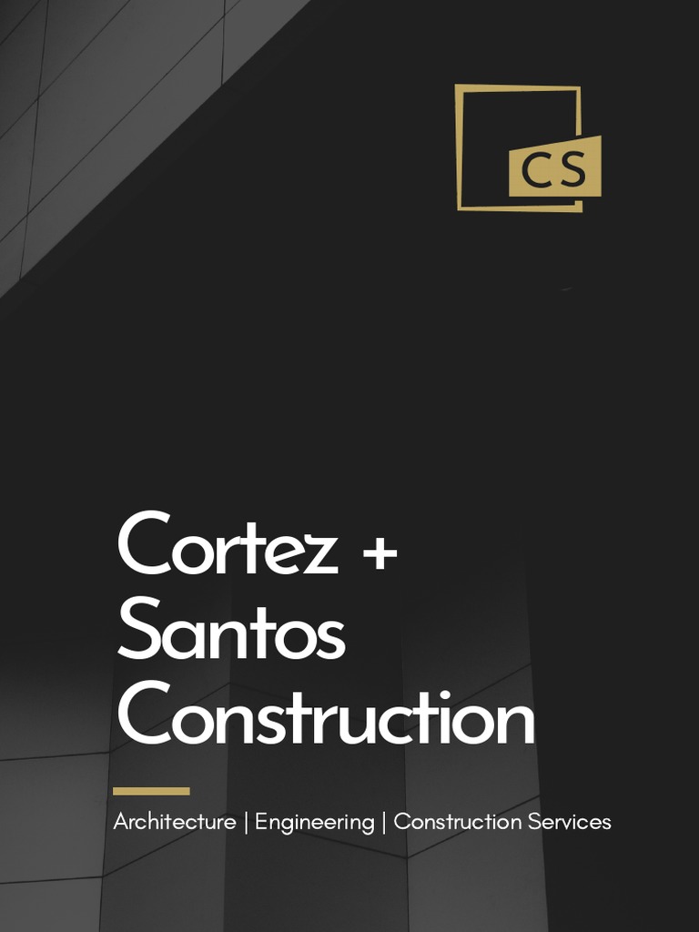 CS Construction: Services & Team Overview | PDF | Project Management ...
