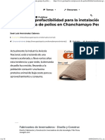 Proyecto de Prefactibilidad para La Instalación de Una Granja de Pollos en Chanchamayo Perú - GestioPolis PDF