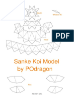 Sanke Koi Model by Podragon: 1/3 (Row1 Col1)
