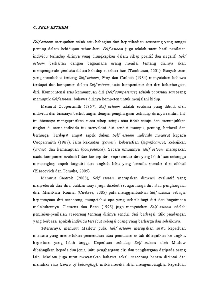 The Building Blocks Of Self Esteem Pdf