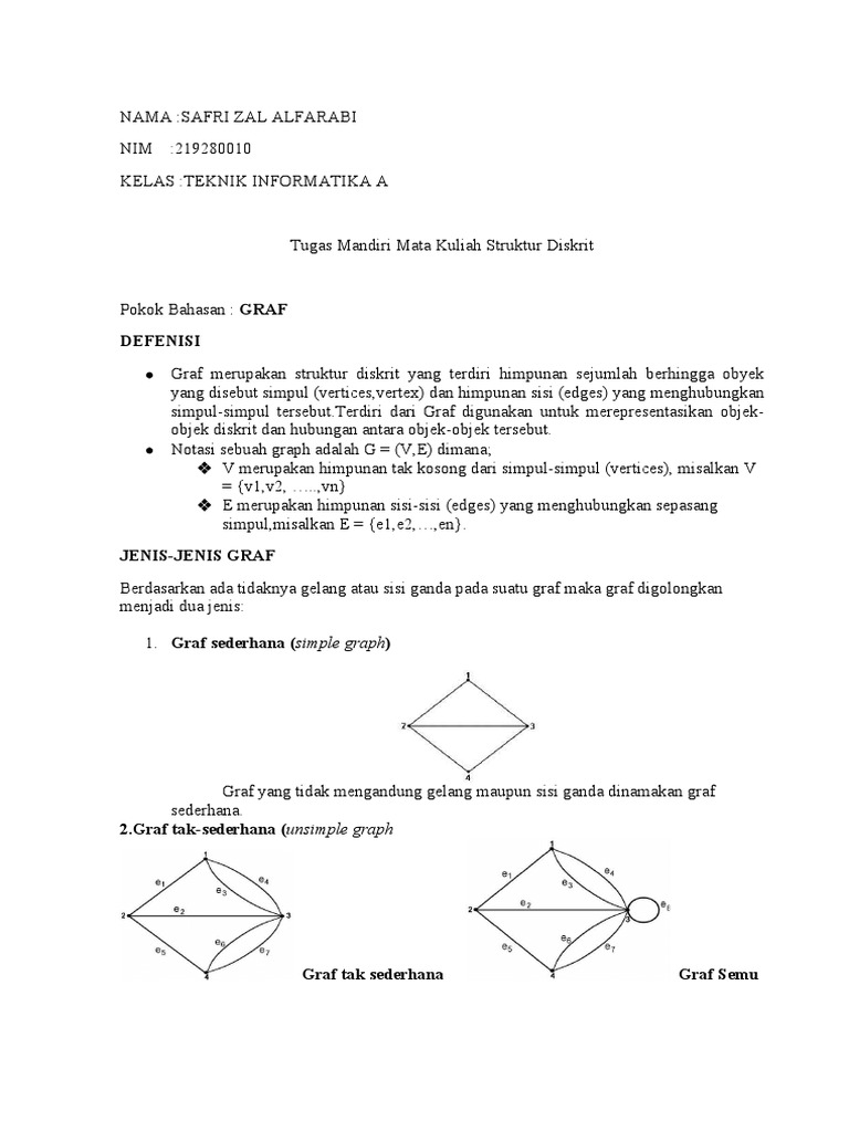 Struktur Diskrit DRAF | PDF