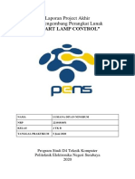 Project Akhir Semester "SMART LAMP CONTROL"