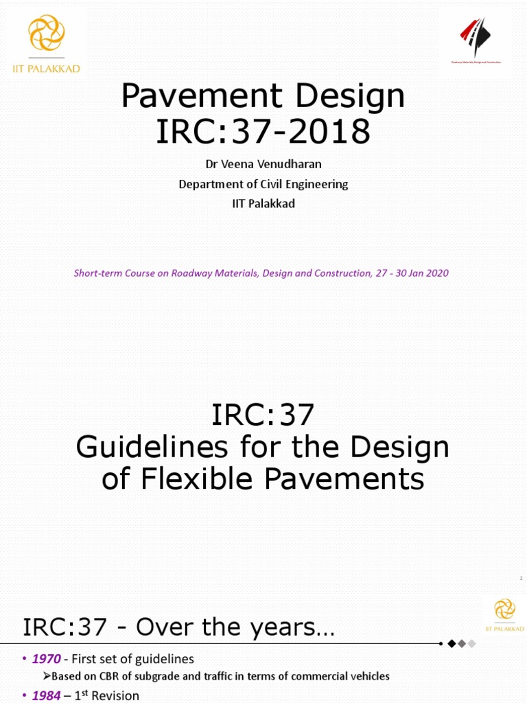 IRC:37-2018 Flexible Pavement Guidelines | PDF | Road Surface | Fatigue ...