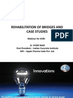 KHRI-Webinar (08-05-2020) - REHABILITATION OF BRIDGES AND Case Studies - Er. Vivek Naik - Sankar V AD, KHRI