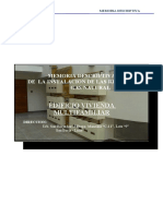 Memoria Descriptiva GN en Edificio en San Borja Sur PDF