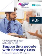 Supporting People With Sensory Loss: Understanding Your Patients' Needs