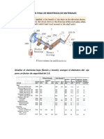 Examen Final de Resistencia de Materiales