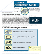 DWL-P200: Check Your Package Contents