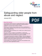 Safeguarding Older People From Abuse and Neglect: Factsheet 78