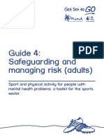 Guide 4: Safeguarding and Managing Risk (Adults)