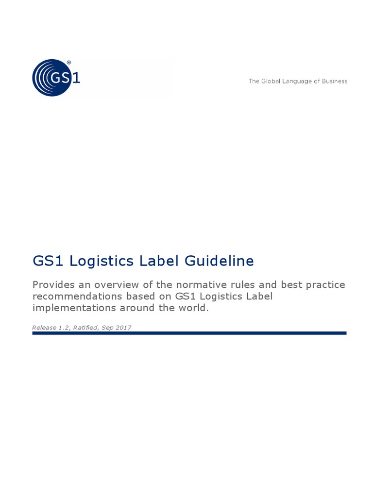 Gs1 Us Bill Of Lading Guideline – Traumstuecke Ulm