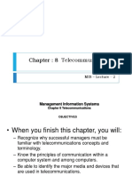 Chapter: 8 Telecommunications: MIS - Lecture - 2