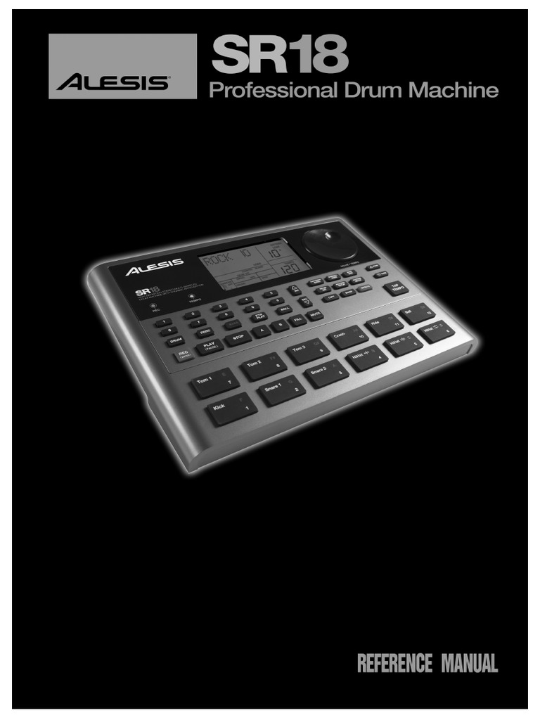 Alesis sr18 2024 bass programming