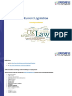 Web Links To Current Legislation & Law