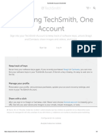 TechSmith Account - TechSmith