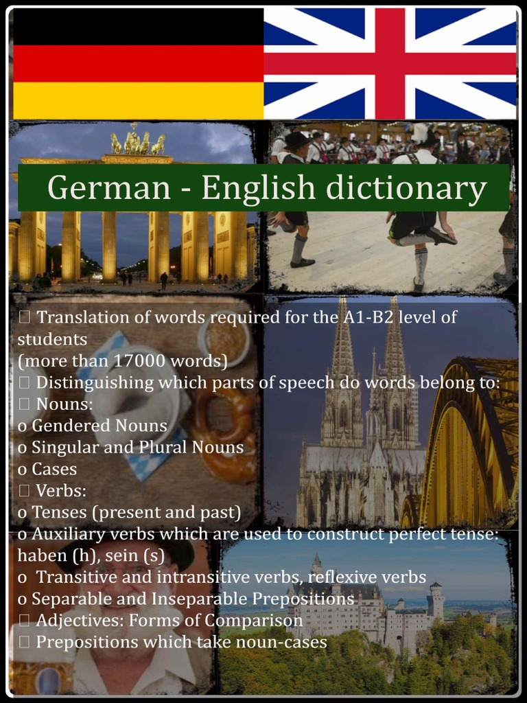 German - English Dictionary PDF, PDF, Verb