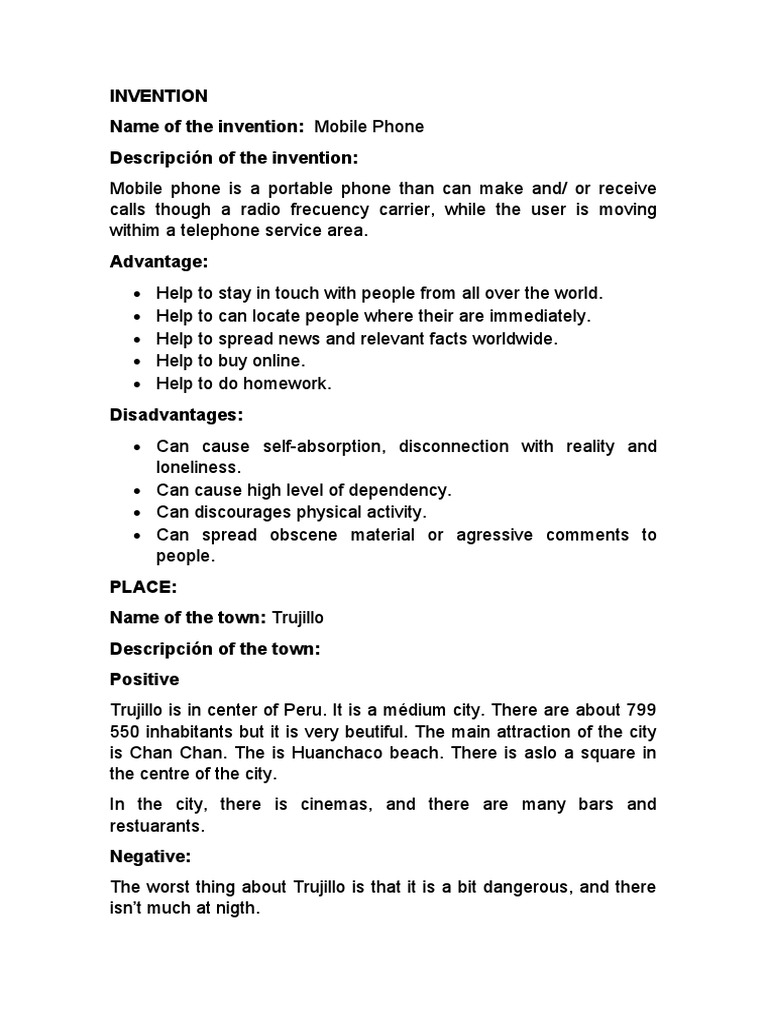Mobile Phone Invention Overview | PDF