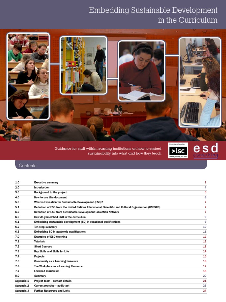 Embedding Sustainability in Education | PDF | Sustainability ...