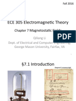 ECE 305 Electromagnetic Theory: Magnetostatic Fields