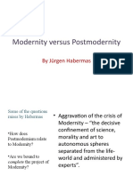 Modernity Versus Postmodernity: by Jürgen Habermas