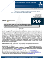 Capacidad de Agencia de Autocuidado en Las Personas Adultas Que Padecen Artritis Reumatoide