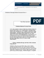 Chelation Therapy Patient Consent Form IV Therapy 