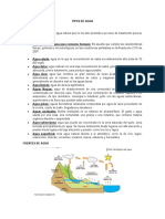 Clasificacion Del Agua Residual