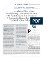 Hip Posterolateral Musculature Strengthening in Sedentary Women 1 Year Follow Up JOSPT 2012 PDF