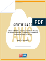 Certificado Cimatec Aws ParticipaÃ Â Ã Â o 15-27-49