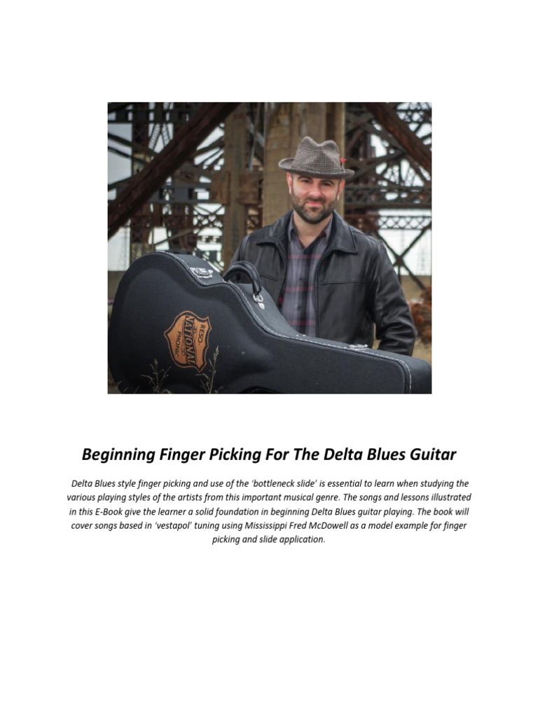 Finger Picking Exercises 1 To 4 PDF PDF String Instruments Guitars