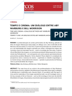 2019 Tempo e Cinema: Um Diálogo Entre Aby Warburg e Bill Morrison Artigo Publicado FAmecos Mai:ago 2019 Vol 26 N. 2 PDF