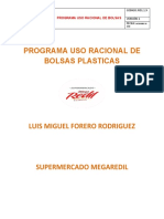 Programa Uso Racionalde Bolsas Plasticas