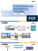 Sistemas de Contratación y Modalidades de Ejecucicón