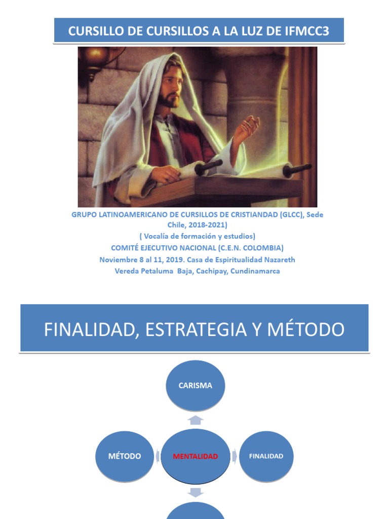 Cursillo de Cursillos A La Luz de Ifmcc3 | PDF | Jesús | Cristo (título)