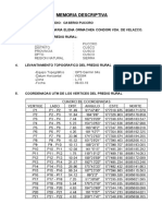 Memoria Descriptiva Caserio Puccro