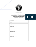 Instruksi Kerja Furnace1 PDF
