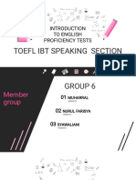 Toefl Speaking Ibt