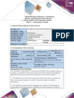 Activity Guide and Evaluation Rubrics - Task 2 - Consonant Sounds