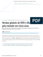 Vendas Globais de DVD e Blu-Ray Caem Pela Metade em Cinco Anos - Negócios - Tecnoblog